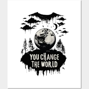 The Earth Day Graphic T-Shirt 02 Posters and Art